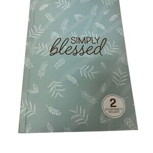 FLOMO Simply Blessed Inspirational Christian Journal 160 Pages Green